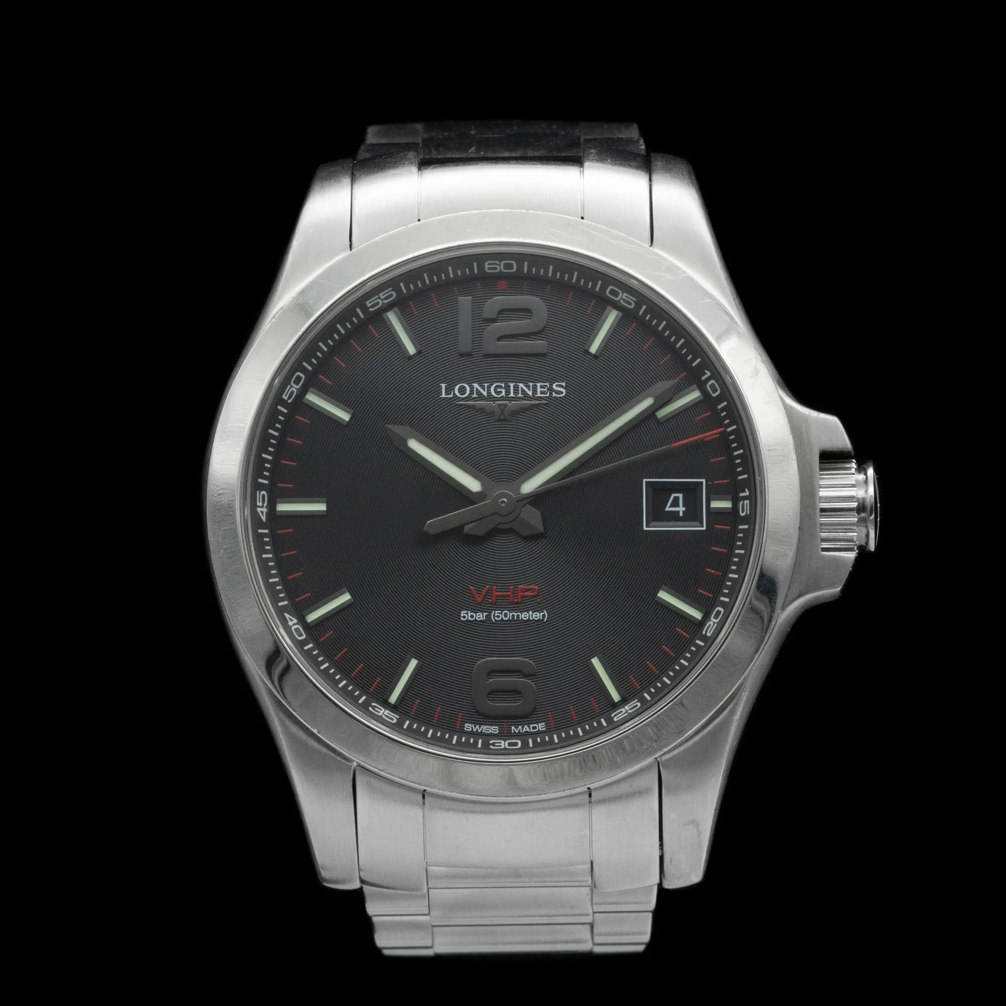 Longines - Conquest V.H.P. Quartz Black Dial