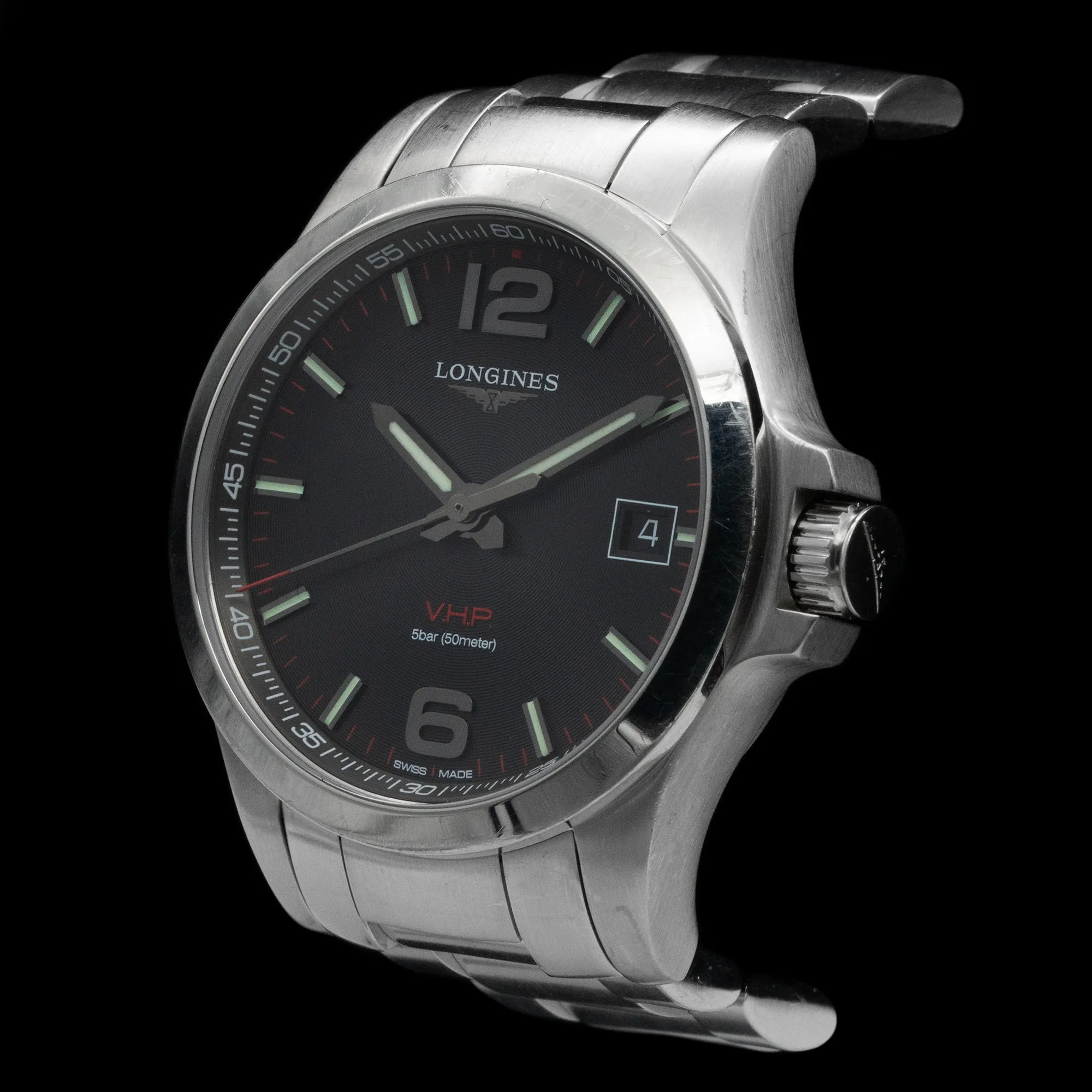 Longines - Conquest V.H.P. Quartz Black Dial