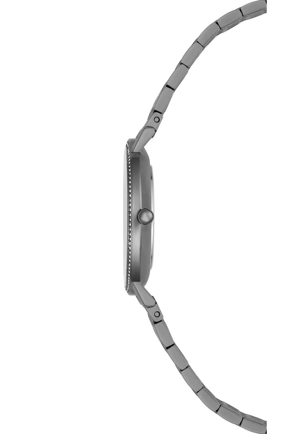 Major Grey Ion Plated Tone Bracelet Watch, 35MM
