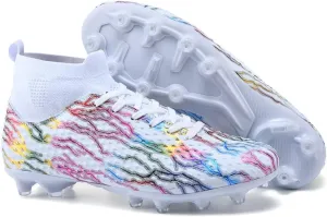 Maylrvjv Men's High Top Soccer Shoes Football Boots Futsal Cleats Competition Training Indoor Outdoor Sports Sneakers Maylrvjv Men's High Top Soccer Shoes Football Boots Futsal Cleats Competition Training Indoor Outdoor Sports Sneakers