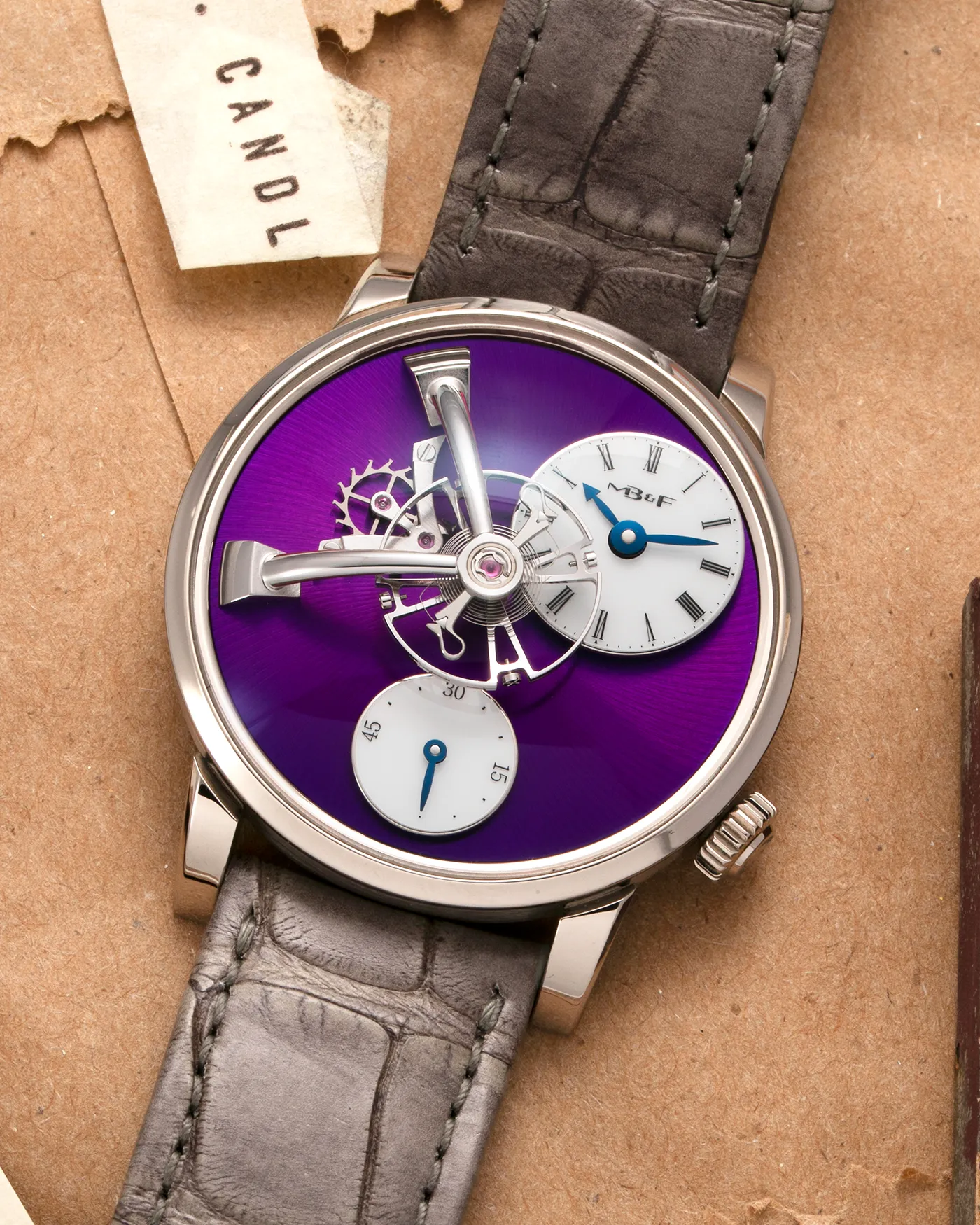 MB&F LM101 Purple White Gold