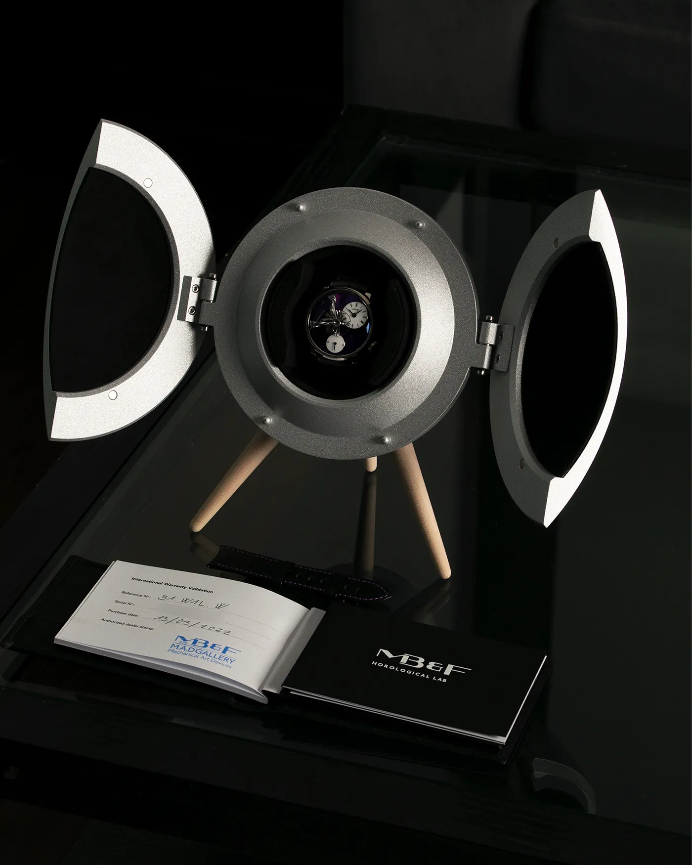 MB&F LM101 Purple White Gold
