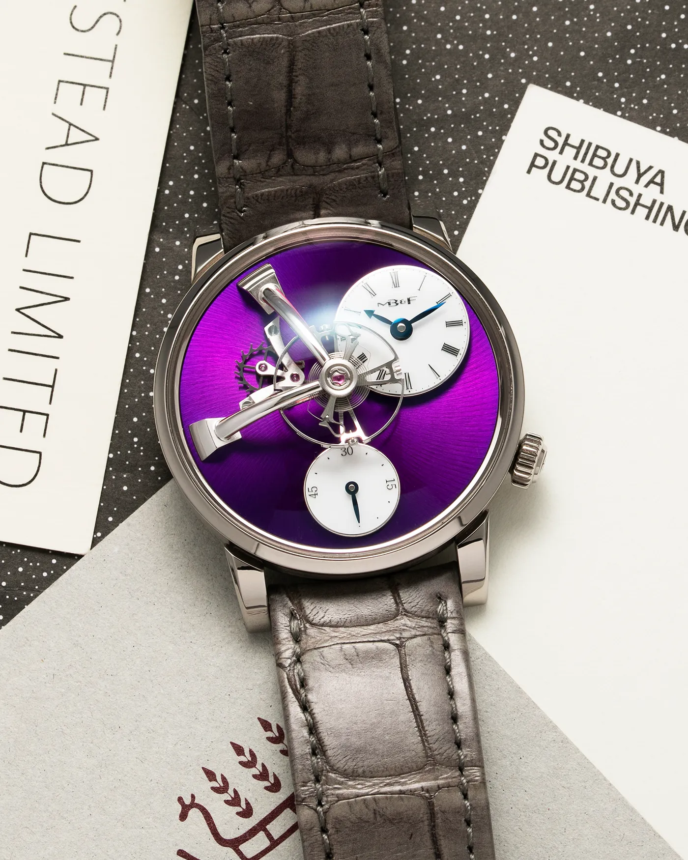 MB&F LM101 Purple White Gold