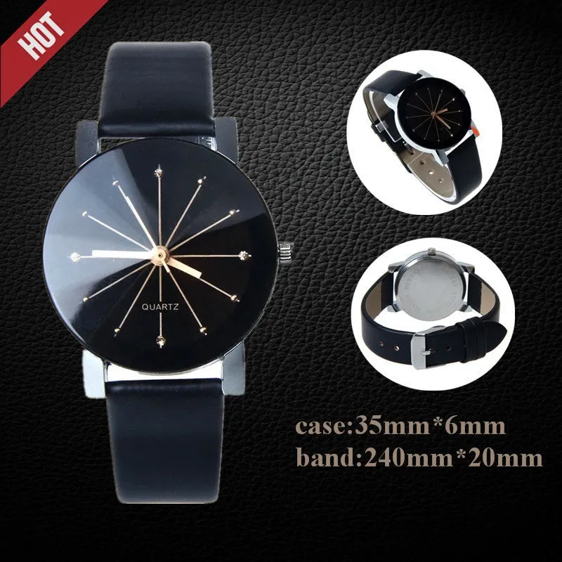 Mens and  Women's Military Quartz Army Watch Black Dial Date Luxury Sport Wrist Watch