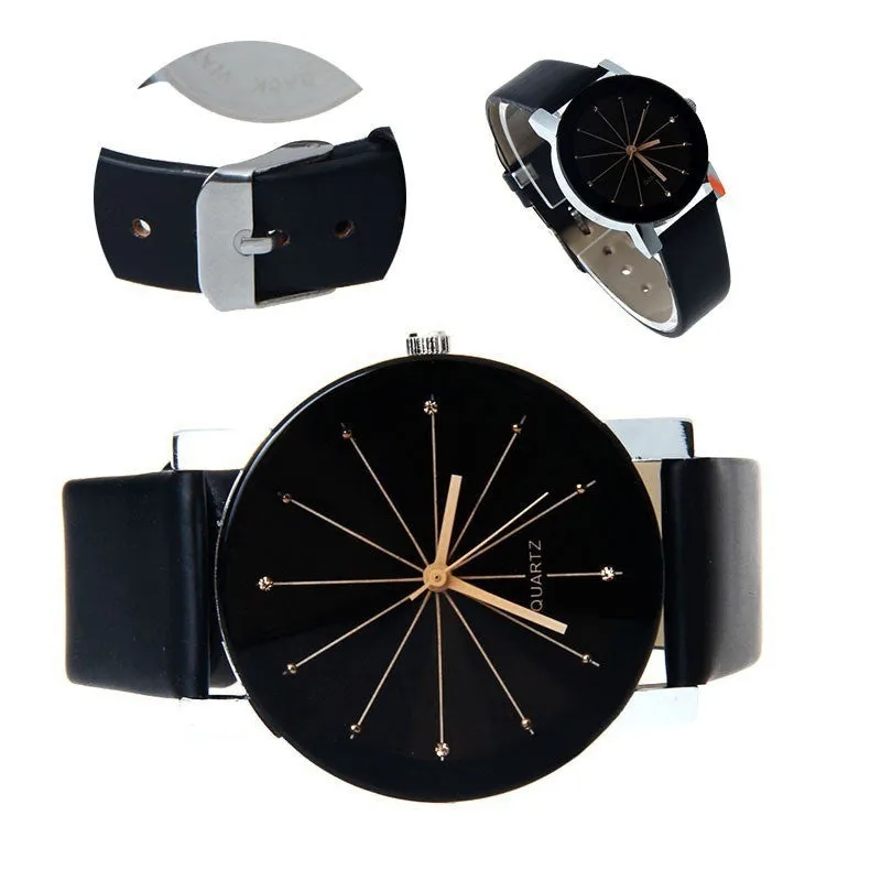 Mens and  Women's Military Quartz Army Watch Black Dial Date Luxury Sport Wrist Watch