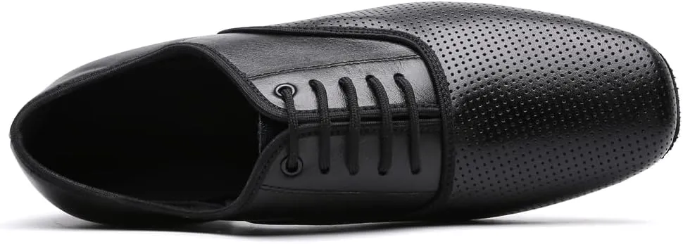 Men's Black Ballroom Latin Performance Shoes Waltz Modern Dancing Practice Shoe