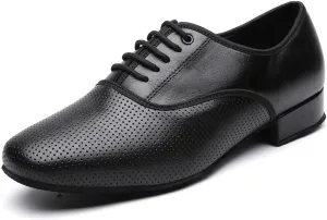 Men's Black Ballroom Latin Performance Shoes Waltz Modern Dancing Practice Shoe Men's Black Ballroom Latin Performance Shoes Waltz Modern Dancing Practice Shoe