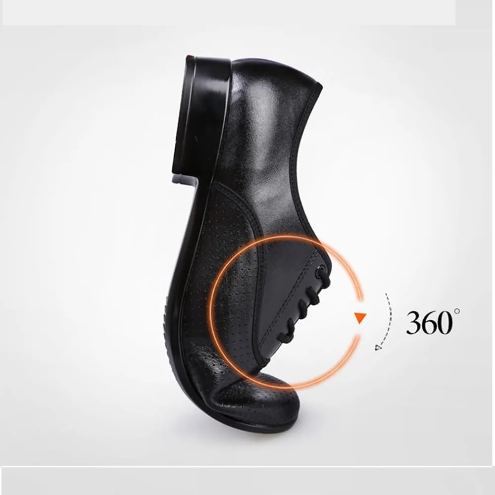 Men's Black Ballroom Latin Performance Shoes Waltz Modern Dancing Practice Shoe