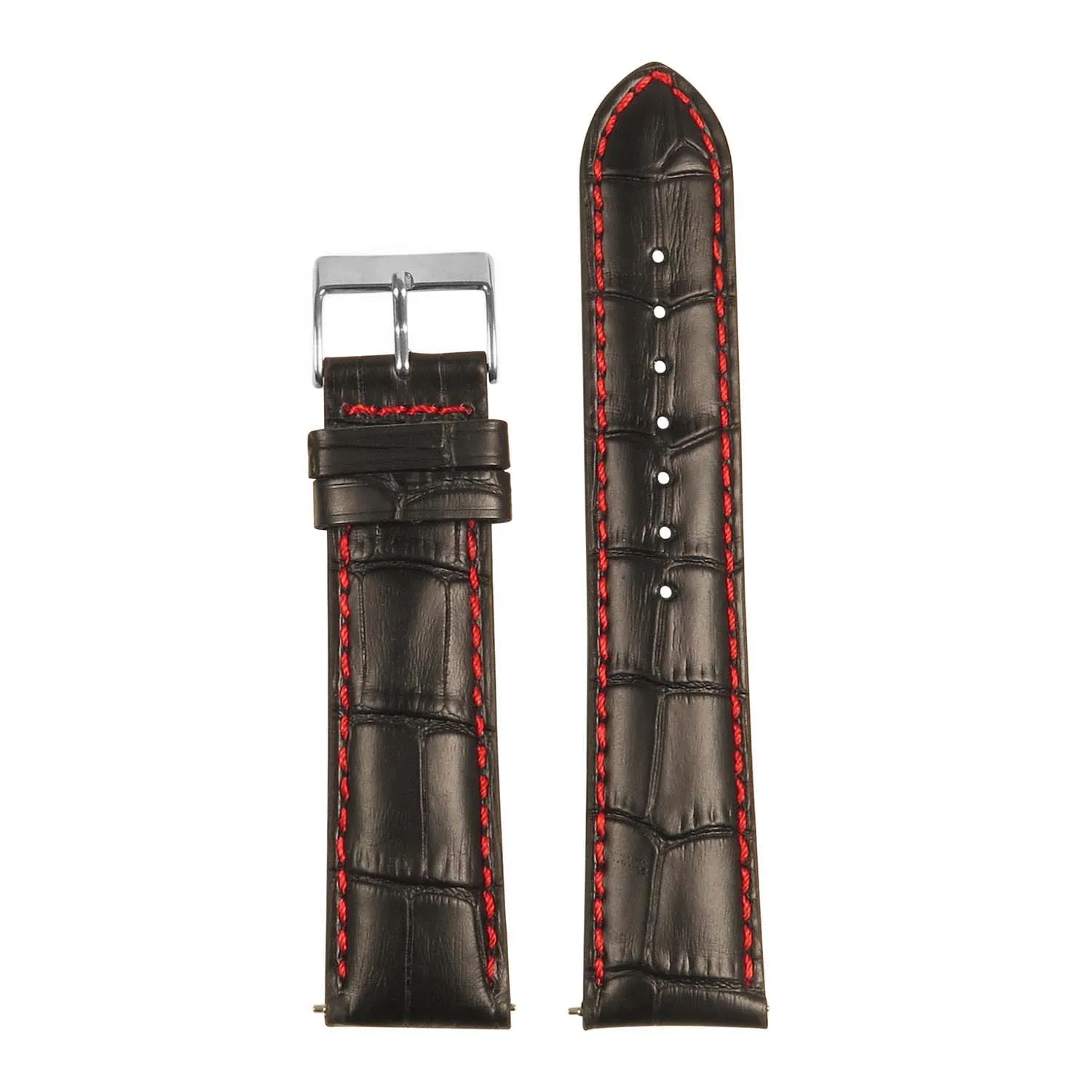 Men’s Crocodile Embossed Strap – Quick Release (20mm, 21mm, 22mm)