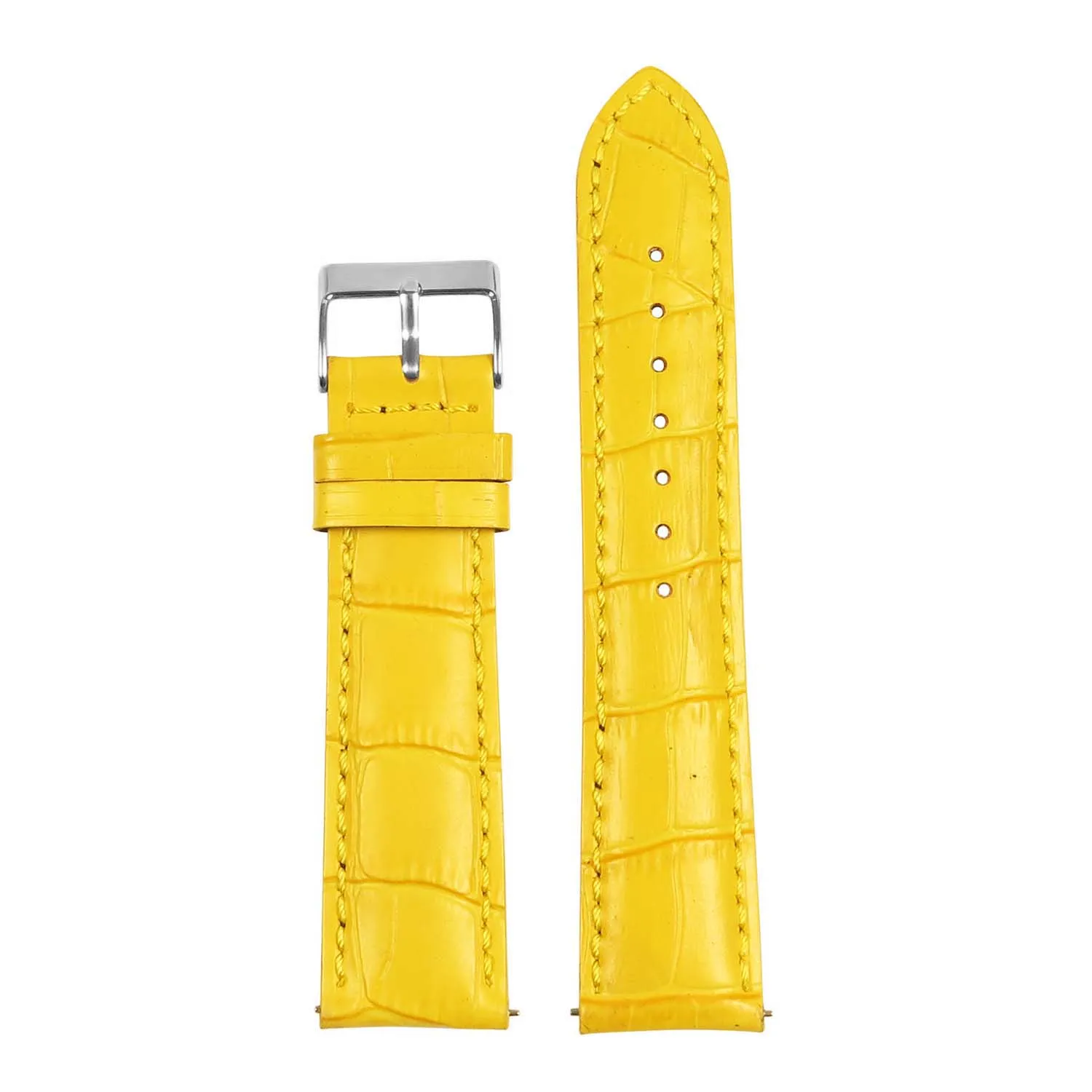 Men’s Crocodile Embossed Strap – Quick Release (20mm, 21mm, 22mm)