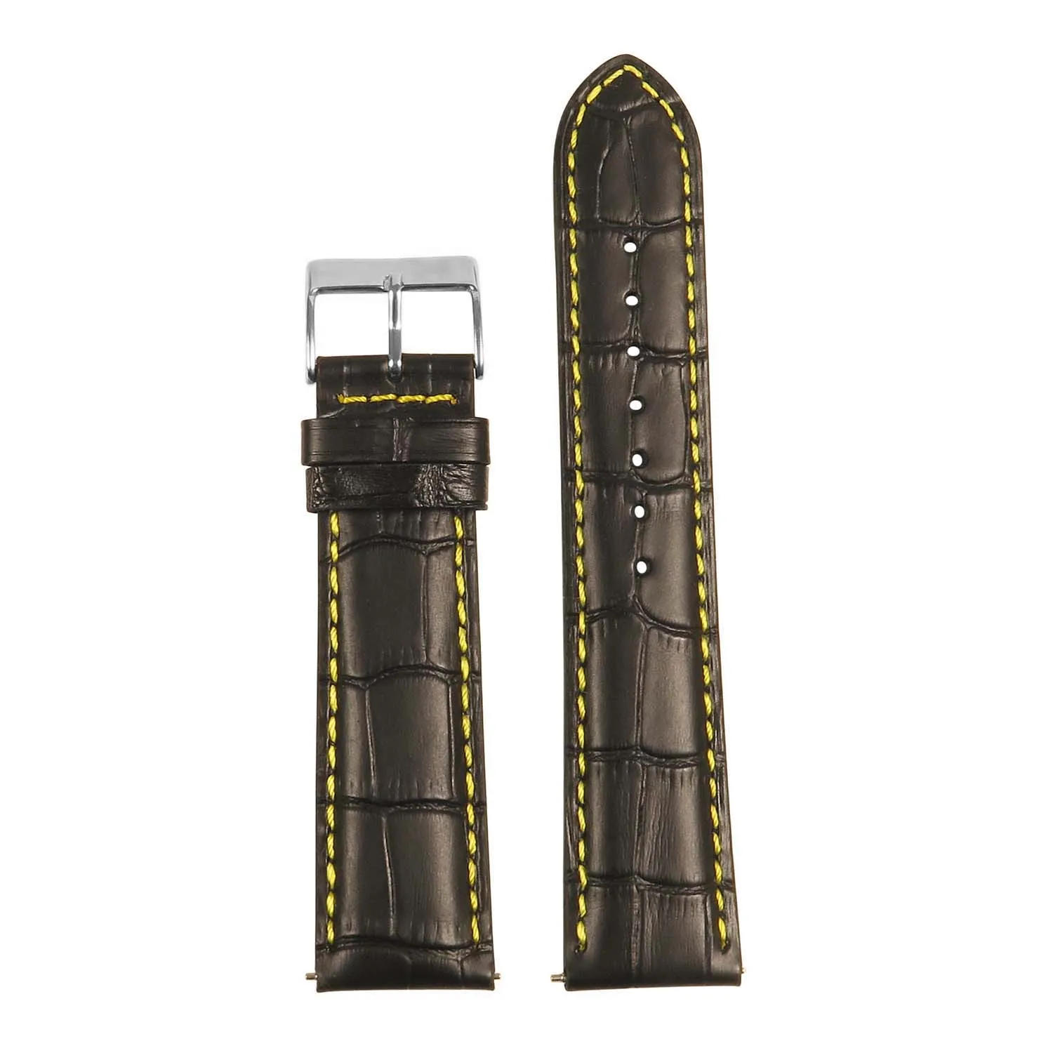 Men’s Crocodile Embossed Strap – Quick Release (20mm, 21mm, 22mm)