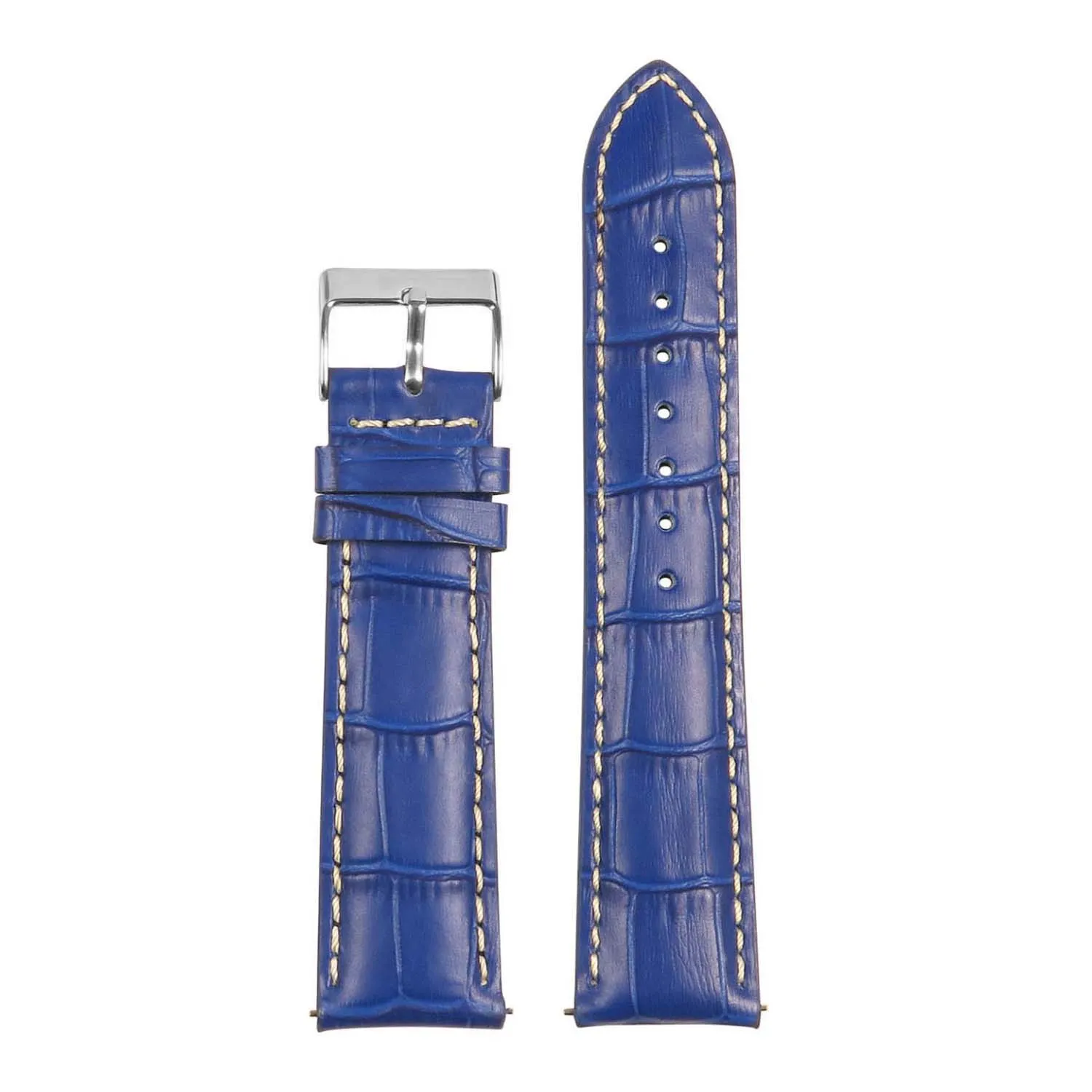 Men’s Crocodile Embossed Strap – Quick Release (24mm)