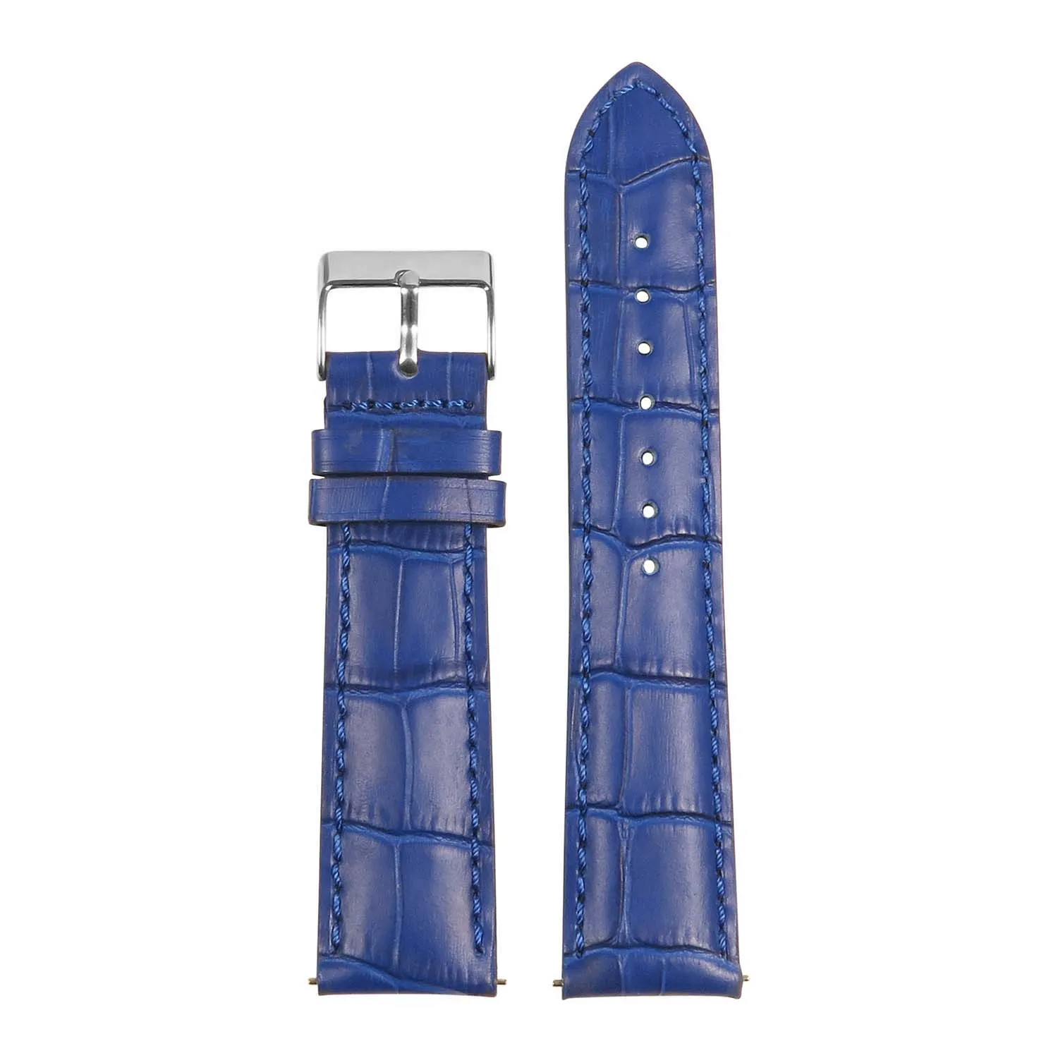 Men’s Crocodile Embossed Strap – Quick Release (24mm)