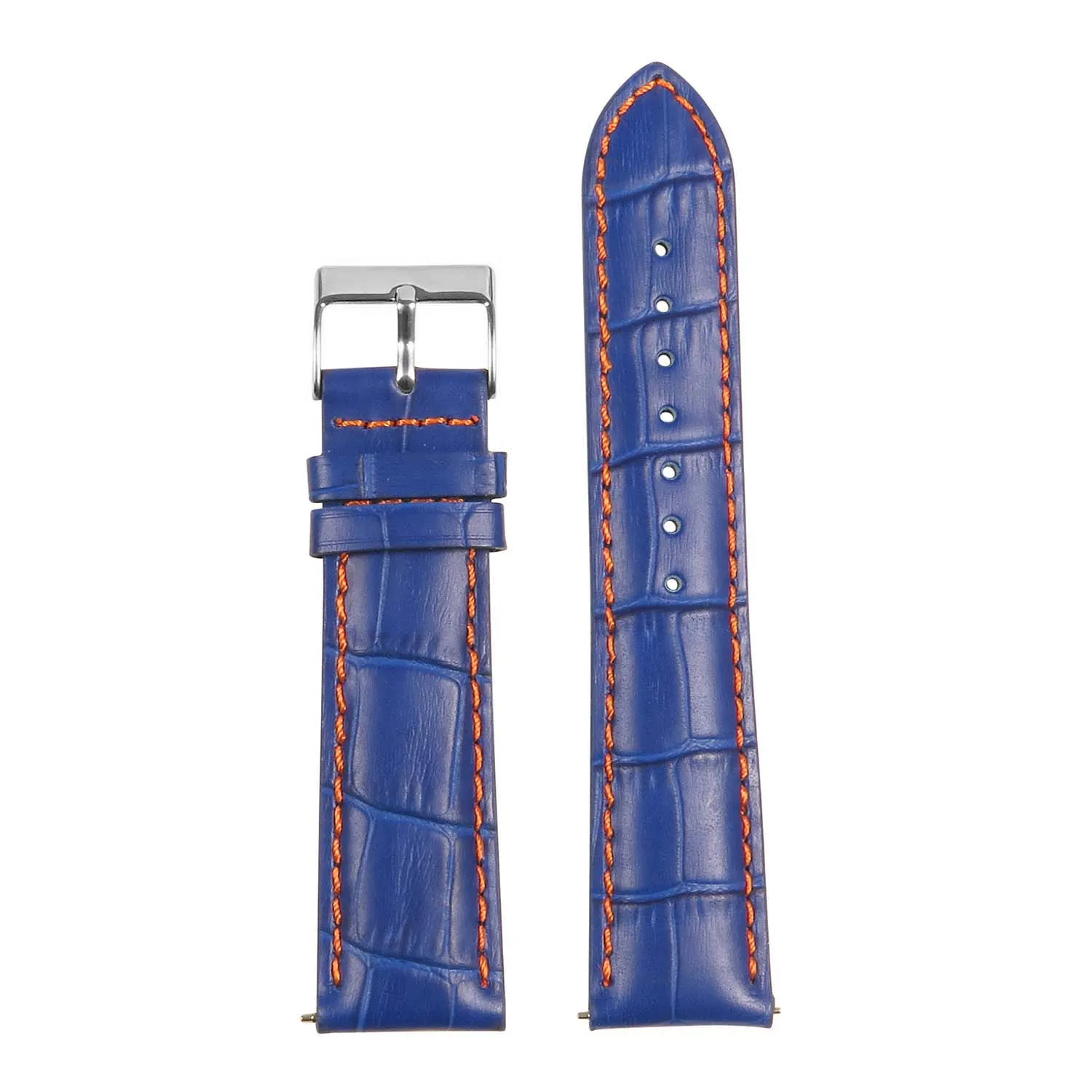 Men’s Crocodile Embossed Strap – Quick Release (24mm)