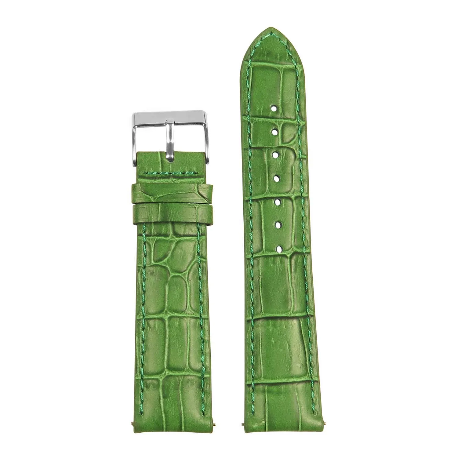 Men’s Crocodile Embossed Strap – Quick Release (24mm)