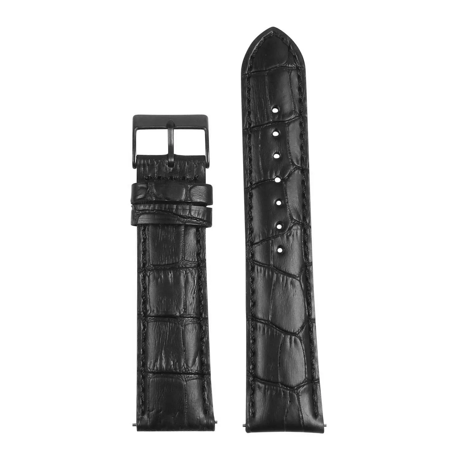 Men’s Crocodile Embossed Strap – Quick Release (24mm)