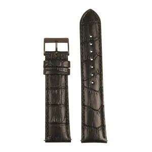 Men’s Crocodile Embossed Strap – Quick Release (24mm)