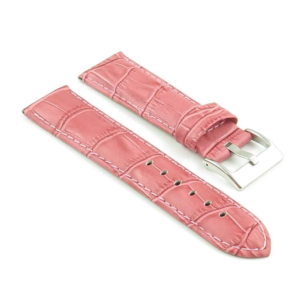 Men’s Crocodile Embossed Strap – Quick Release (24mm)