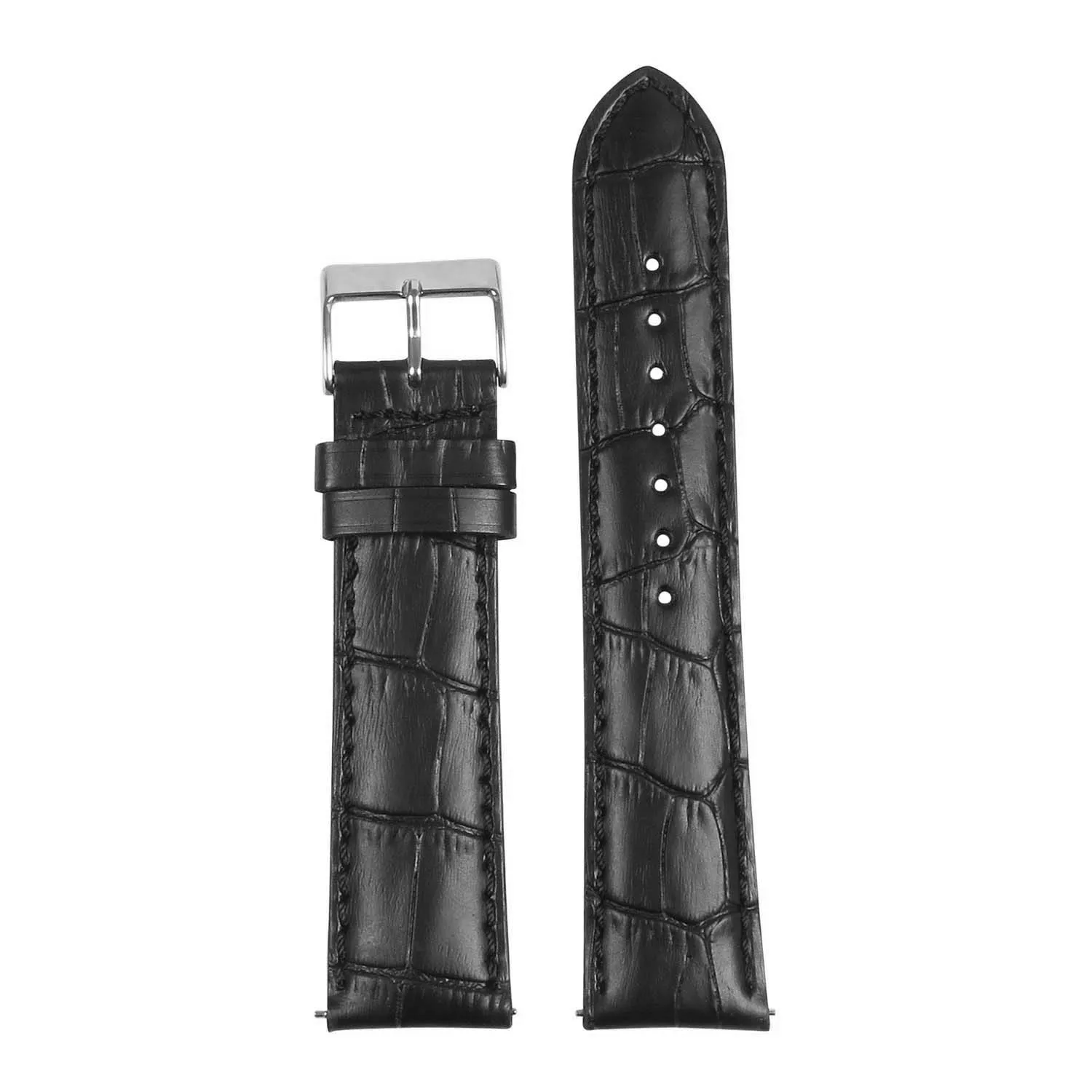 Men’s Crocodile Embossed Strap – Quick Release (24mm)