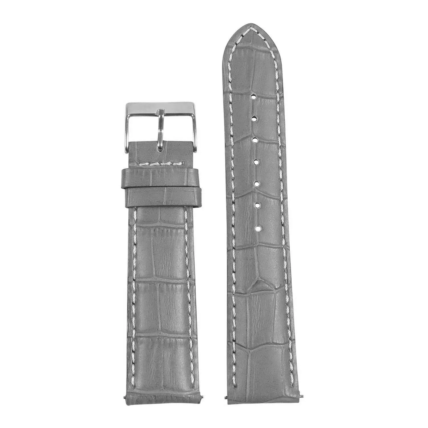 Men’s Crocodile Embossed Strap – Quick Release (24mm)