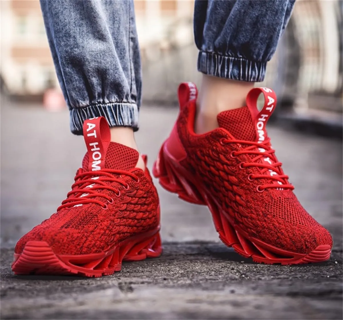 Men's Running Shoe, Breathable Mesh Walking Sneakers, 2024 Fashion Casual Non-Slip Cushioning Sport Athletic Gym Workout Shoes