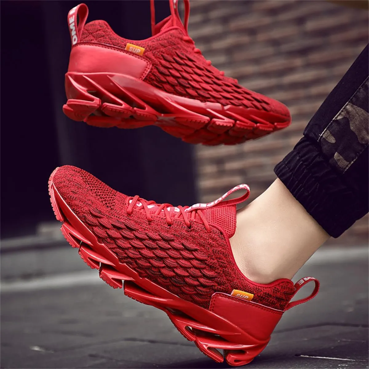 Men's Running Shoe, Breathable Mesh Walking Sneakers, 2024 Fashion Casual Non-Slip Cushioning Sport Athletic Gym Workout Shoes