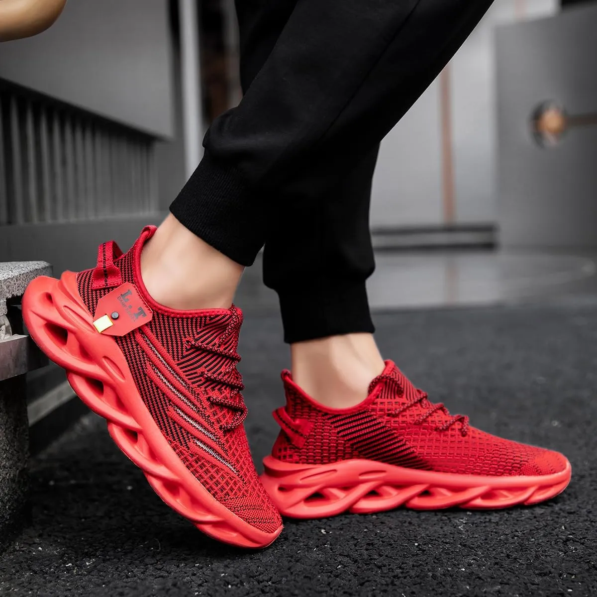 Mens Running Walking Tennis Road Shoes Sports Athletic Casual Fashion Gym Hiking Shoes for Men Sneakers Work Breathable Comfortable Lightweight