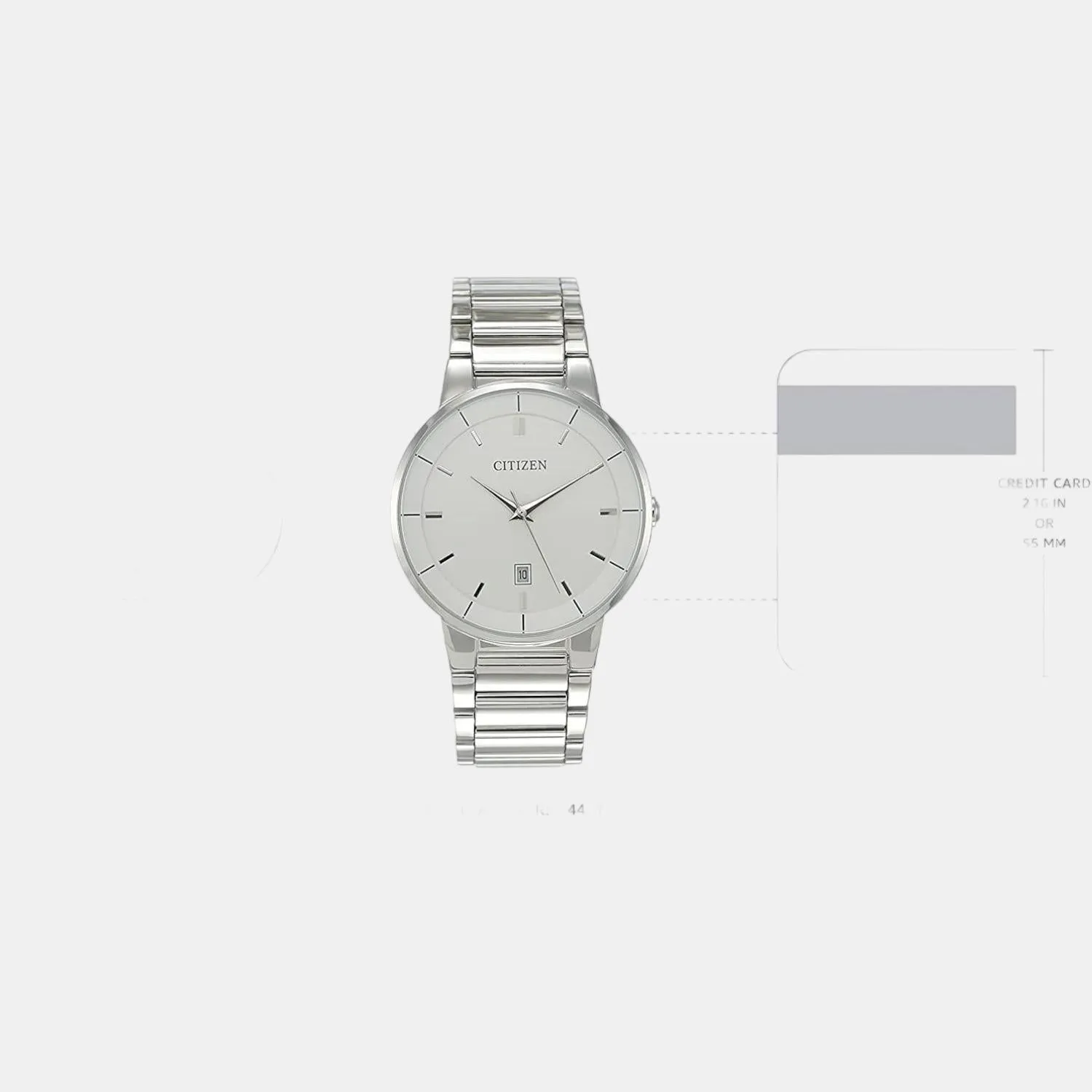 Men's Silver Analog Stainless Steel Watch BI5010-59A