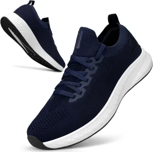 Mens Slip on Lightweight Walking Shoes Non Slip Breathable Running Shoes Comfort Tennis Workout Gym Sneakers with Shoelace Mens Slip on Lightweight Walking Shoes Non Slip Breathable Running Shoes Comfort Tennis Workout Gym Sneakers with Shoelace
