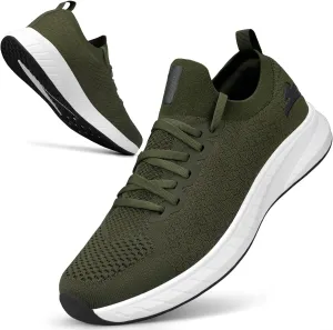 Mens Slip on Lightweight Walking Shoes Non Slip Breathable Running Shoes Comfort Tennis Workout Gym Sneakers with Shoelace Mens Slip on Lightweight Walking Shoes Non Slip Breathable Running Shoes Comfort Tennis Workout Gym Sneakers with Shoelace