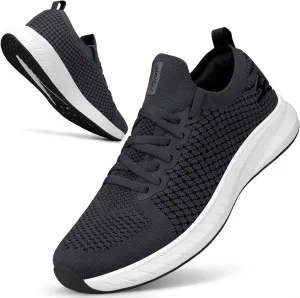 Mens Slip on Lightweight Walking Shoes Non Slip Breathable Running Shoes Comfort Tennis Workout Gym Sneakers with Shoelace Mens Slip on Lightweight Walking Shoes Non Slip Breathable Running Shoes Comfort Tennis Workout Gym Sneakers with Shoelace