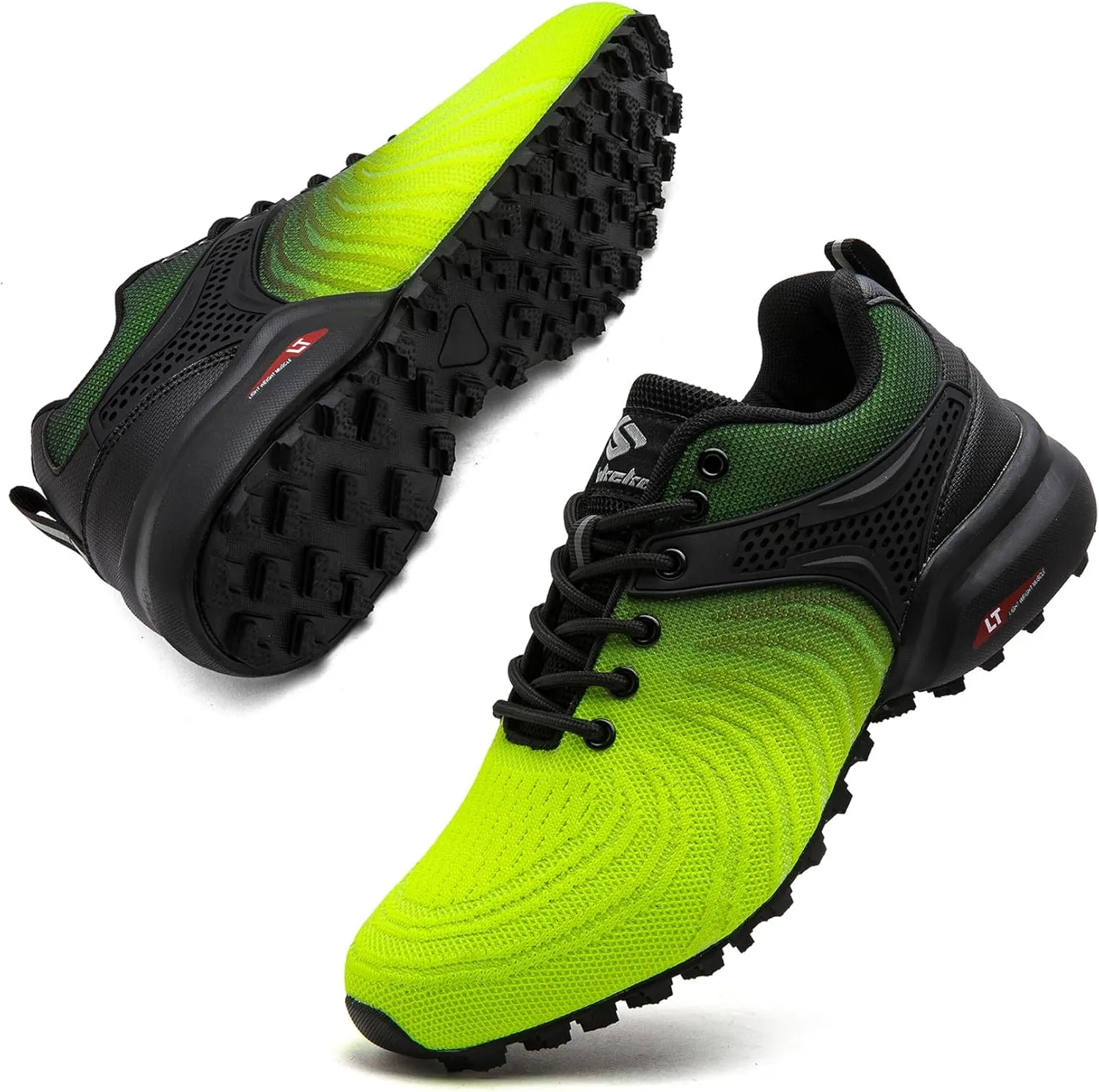 Men's Trail Running Shoes Lightweight Breathable Walking Sneakers Outdoor Athletic Running Tennis Cross Training Shoes