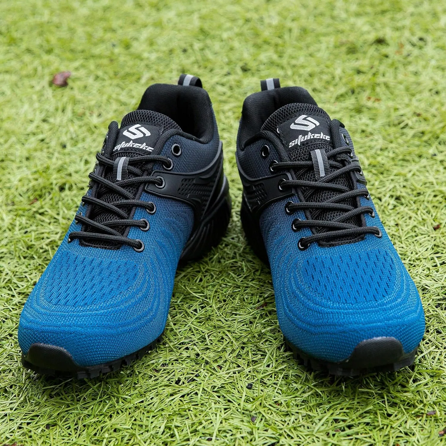 Men's Trail Running Shoes Lightweight Breathable Walking Sneakers Outdoor Athletic Running Tennis Cross Training Shoes