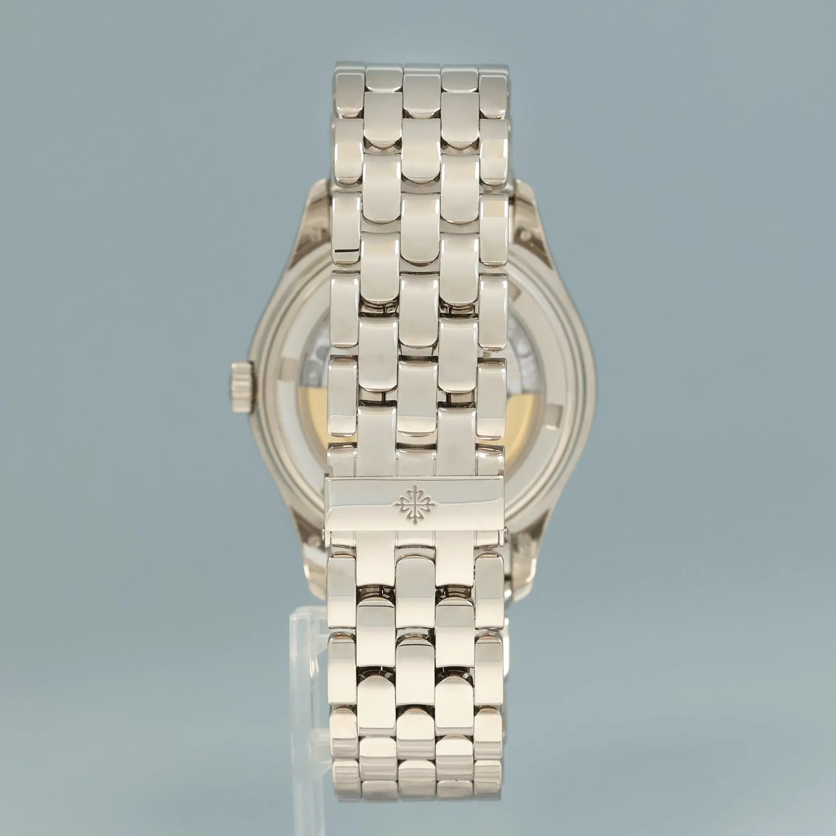 MINT Patek Philippe 5146G White Gold Bracelet Annual Calendar 39mm Moon Phase Watch