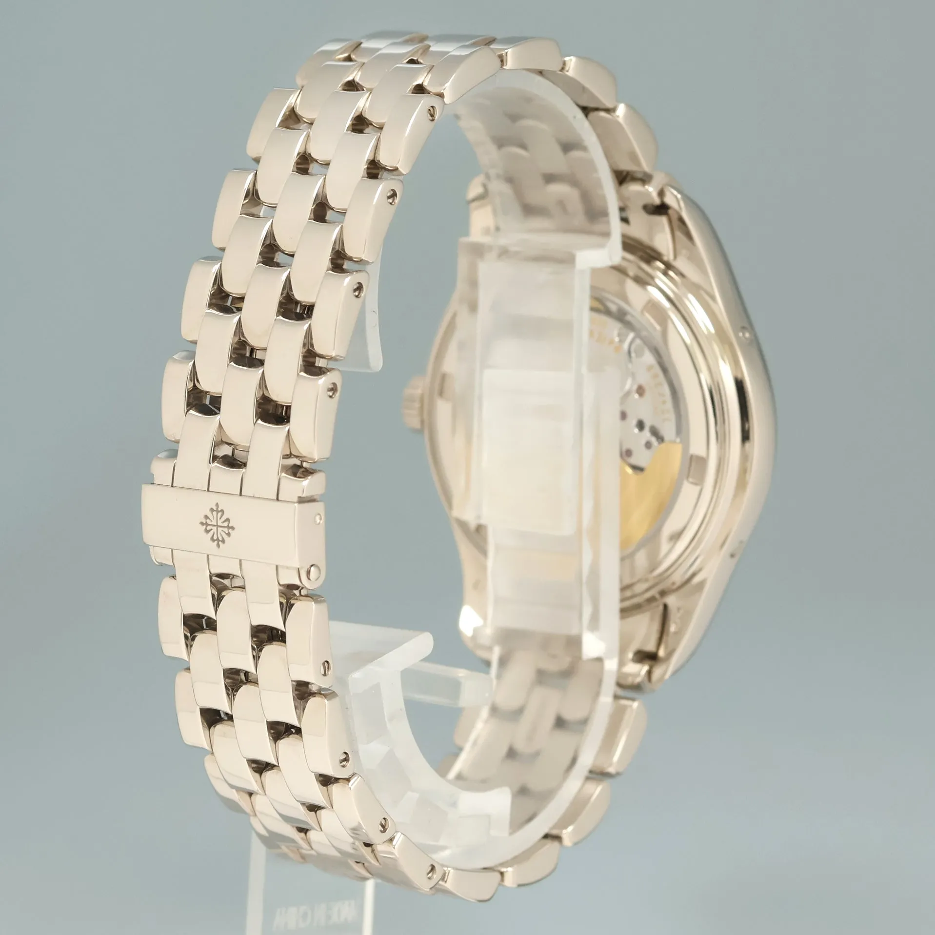MINT Patek Philippe 5146G White Gold Bracelet Annual Calendar 39mm Moon Phase Watch