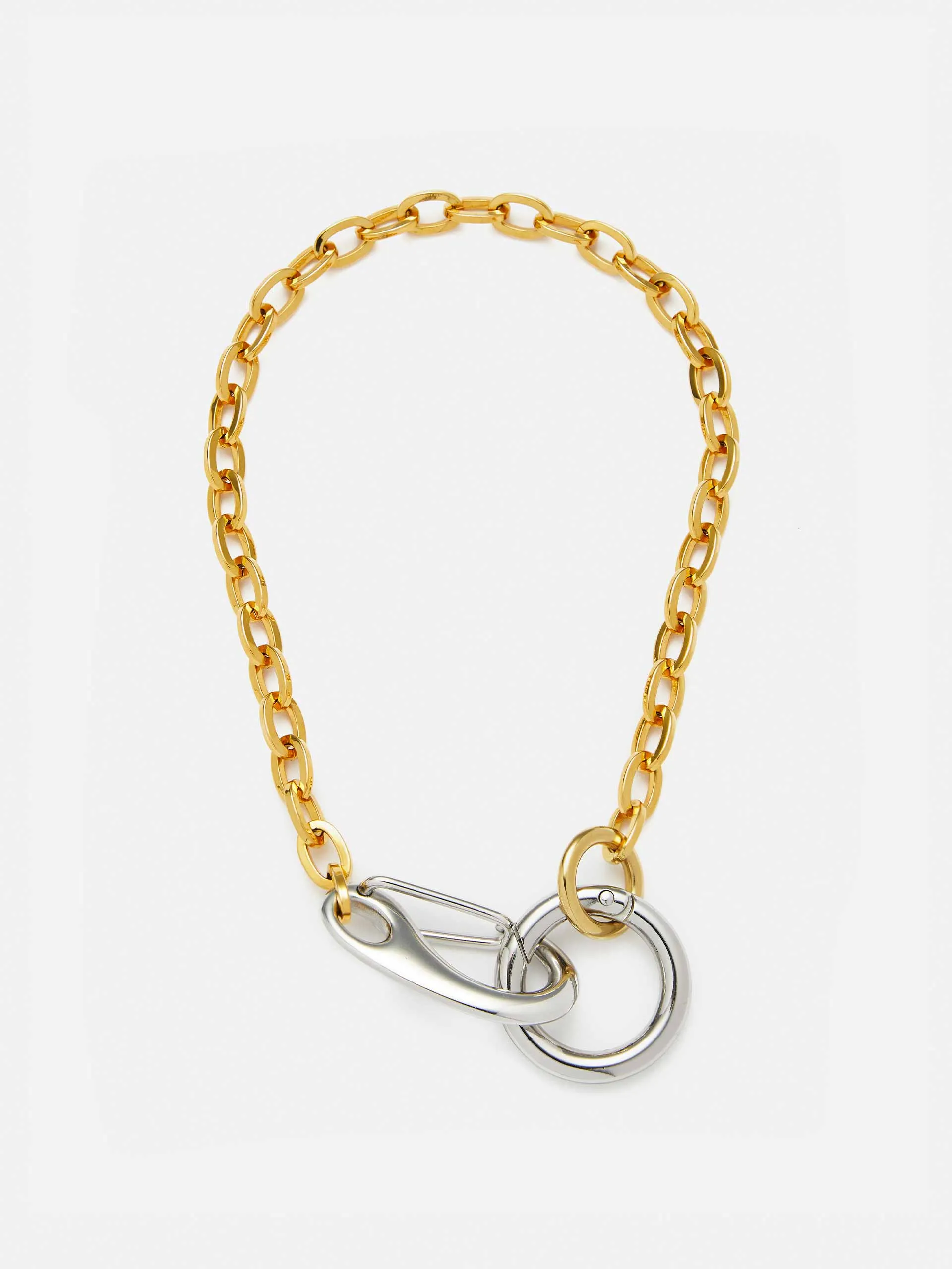Mixed metal necklace