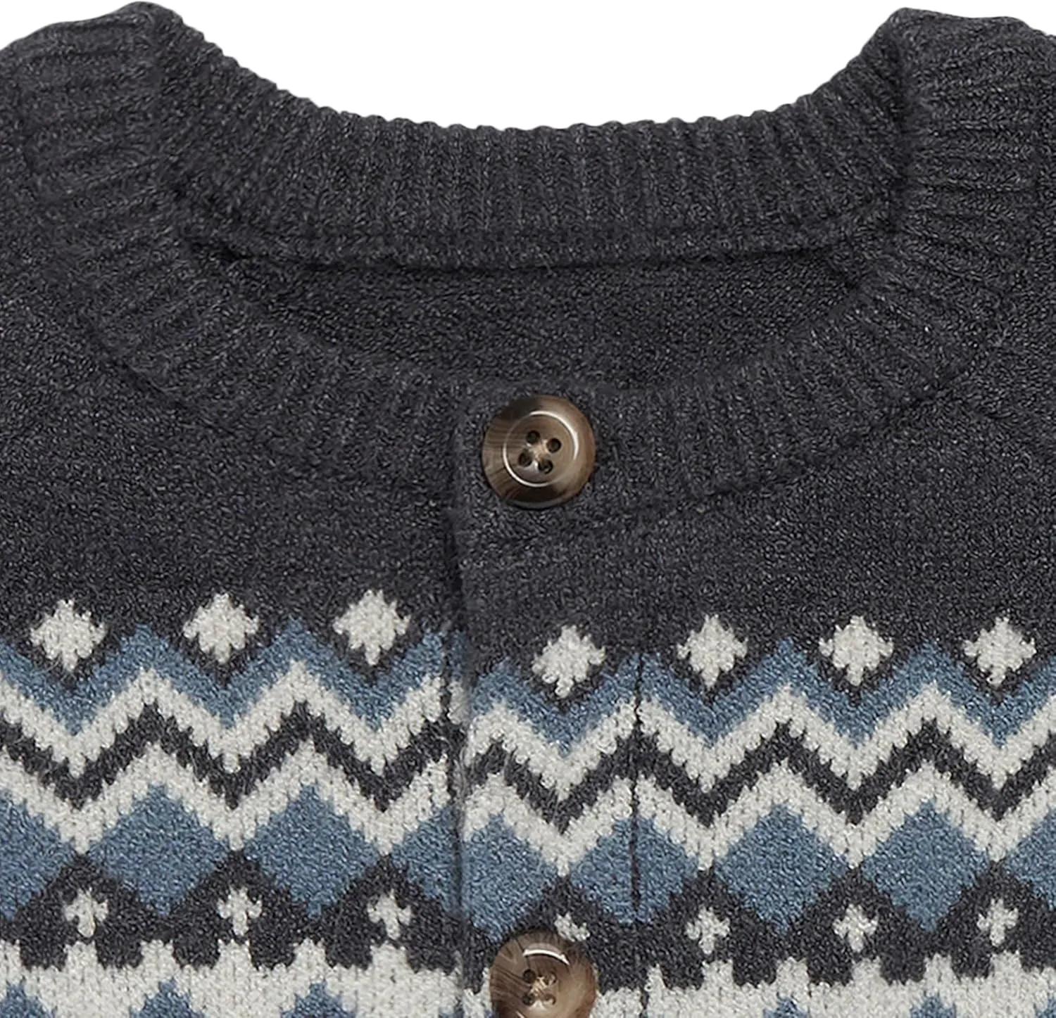 Modern Moments by Gerber Baby Boys' and Toddler Holiday Fair Isle Sweater