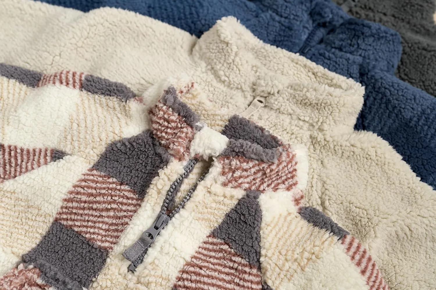 Modern Moments by Gerber Boys' Baby and Toddler Microplush Half-Zip Pullover