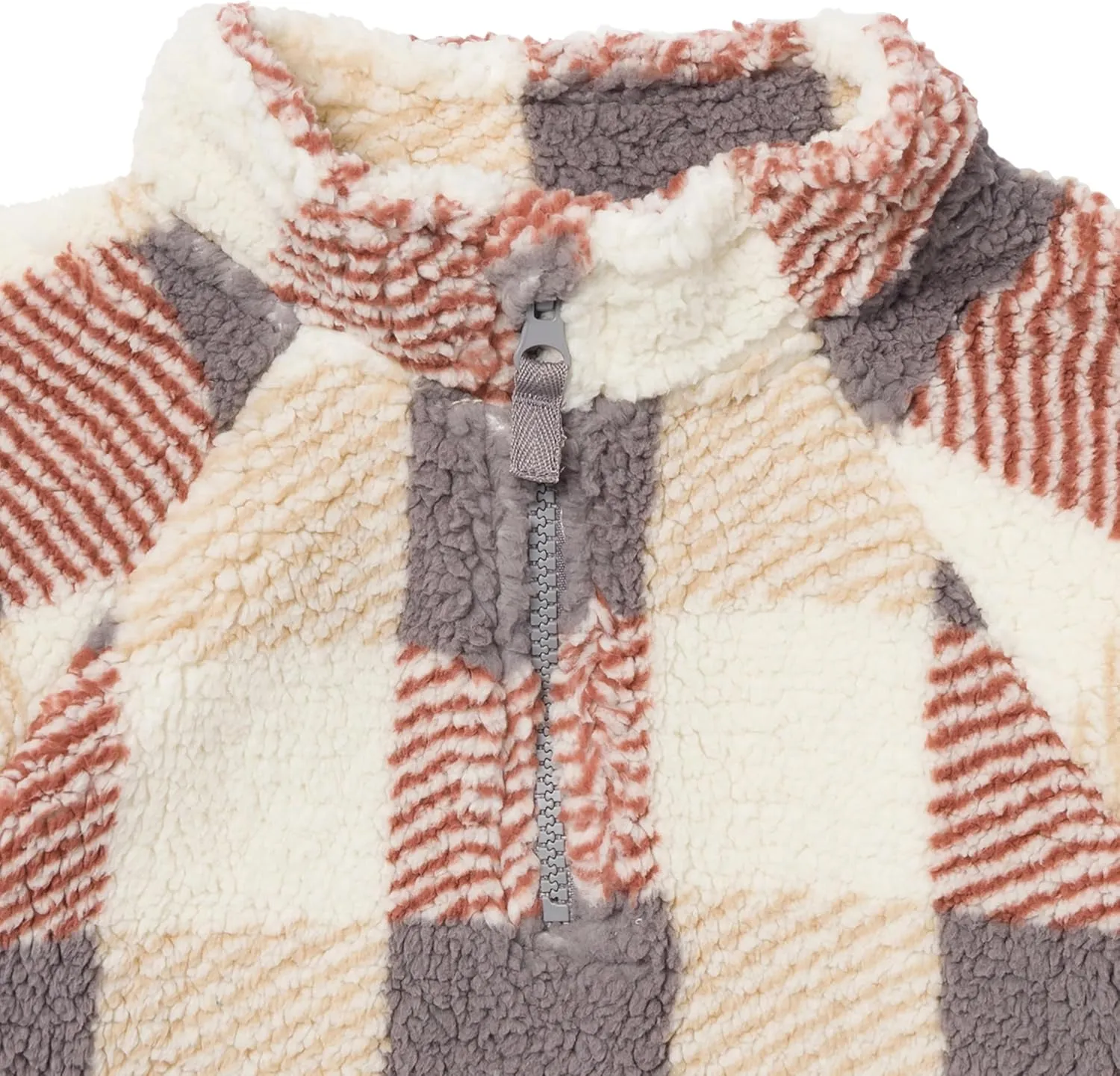 Modern Moments by Gerber Boys' Baby and Toddler Microplush Half-Zip Pullover