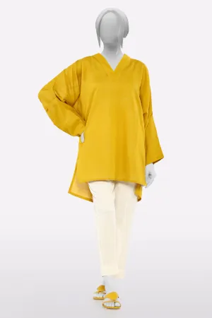 Mustard Fusion Kurti Mustard Fusion Kurti