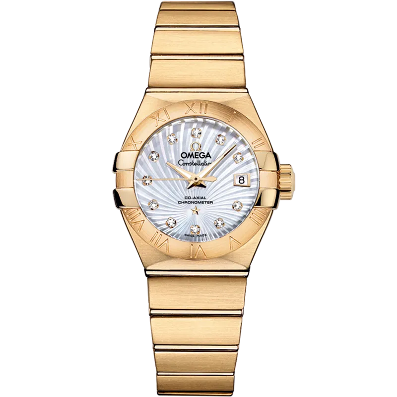 Omega Constellation 27 mm, yellow gold on yellow gold