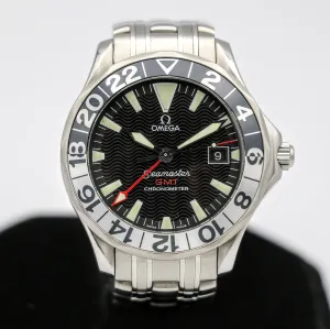OMEGA Seamaster 300 GMT Watch “50th Anniversary” Chronometer Automatic Wristwatch