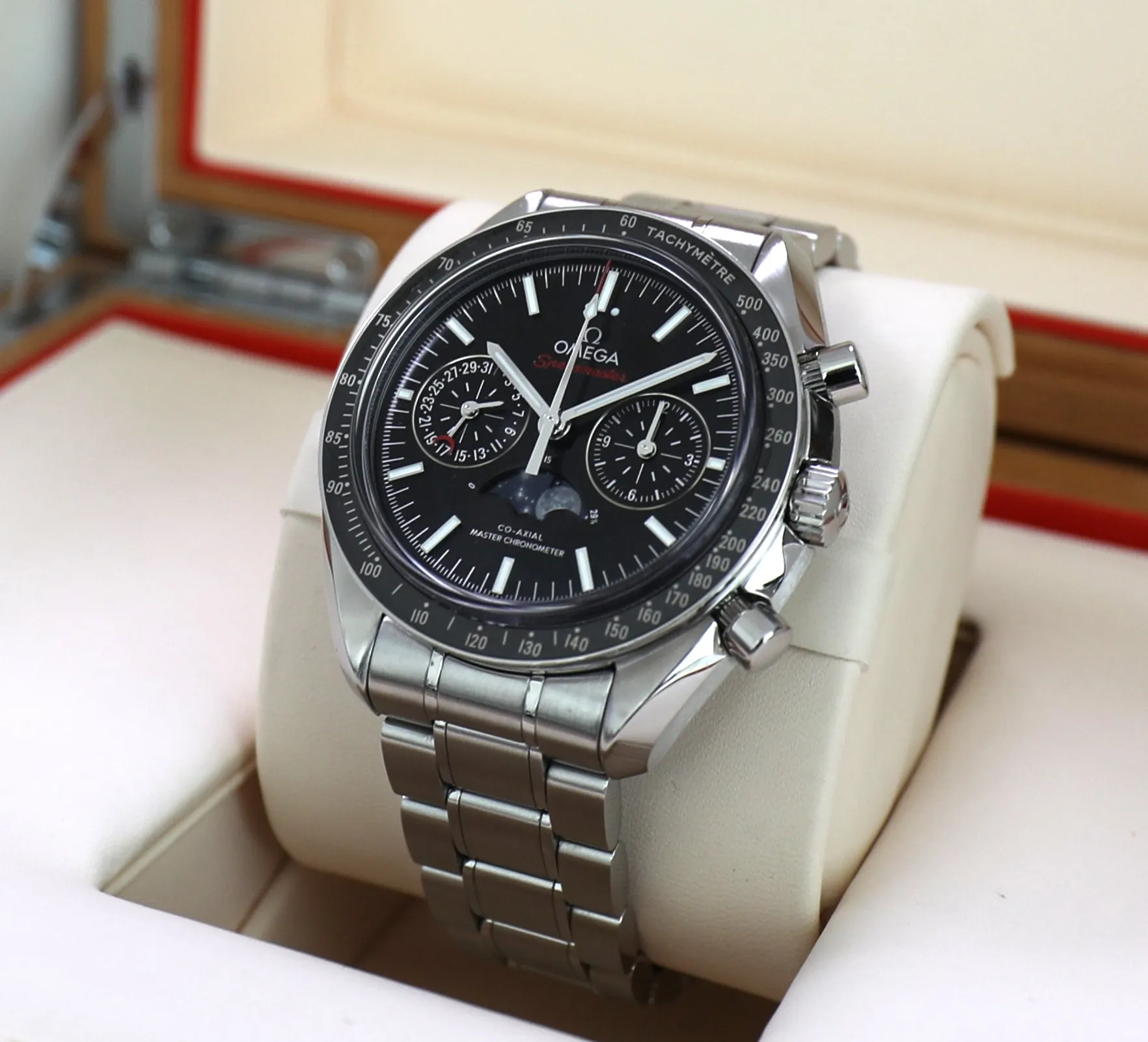 Omega Speedmaster Moonwatch Moonphase Co-Axial Chronograph 44.25mm
