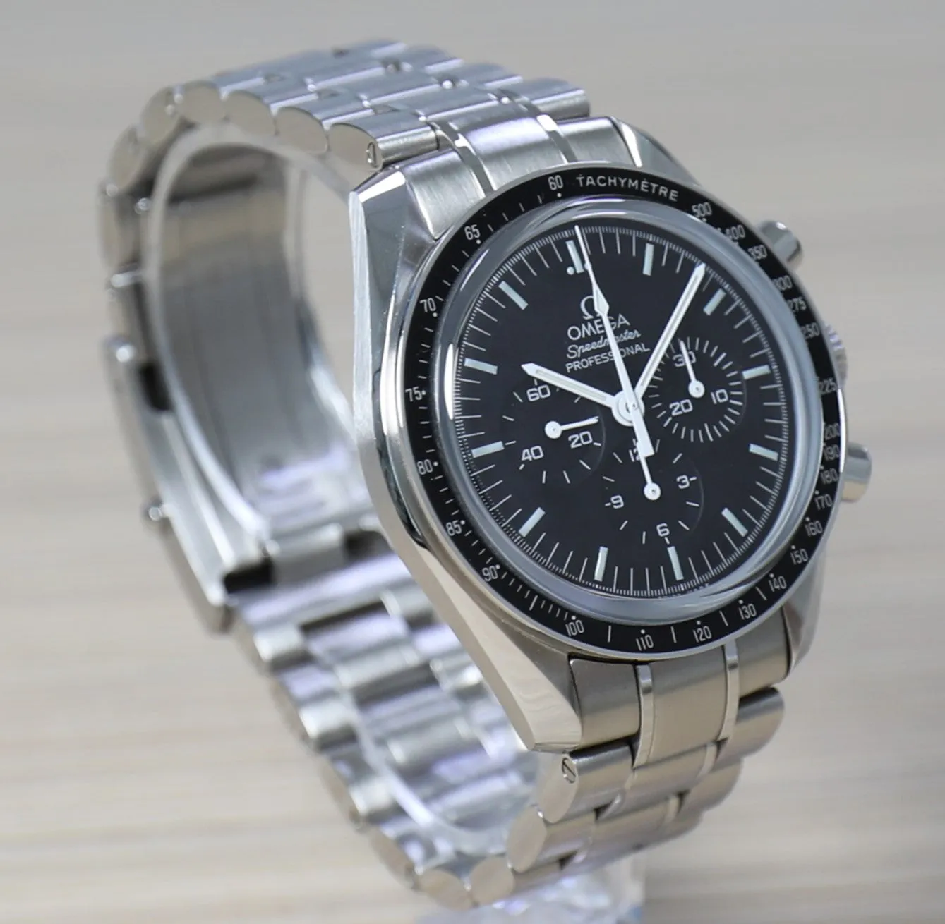 Omega Speedmaster Professional Moonwatch – 1861 – Sapphire Dome and CasebacksBack – Unworn