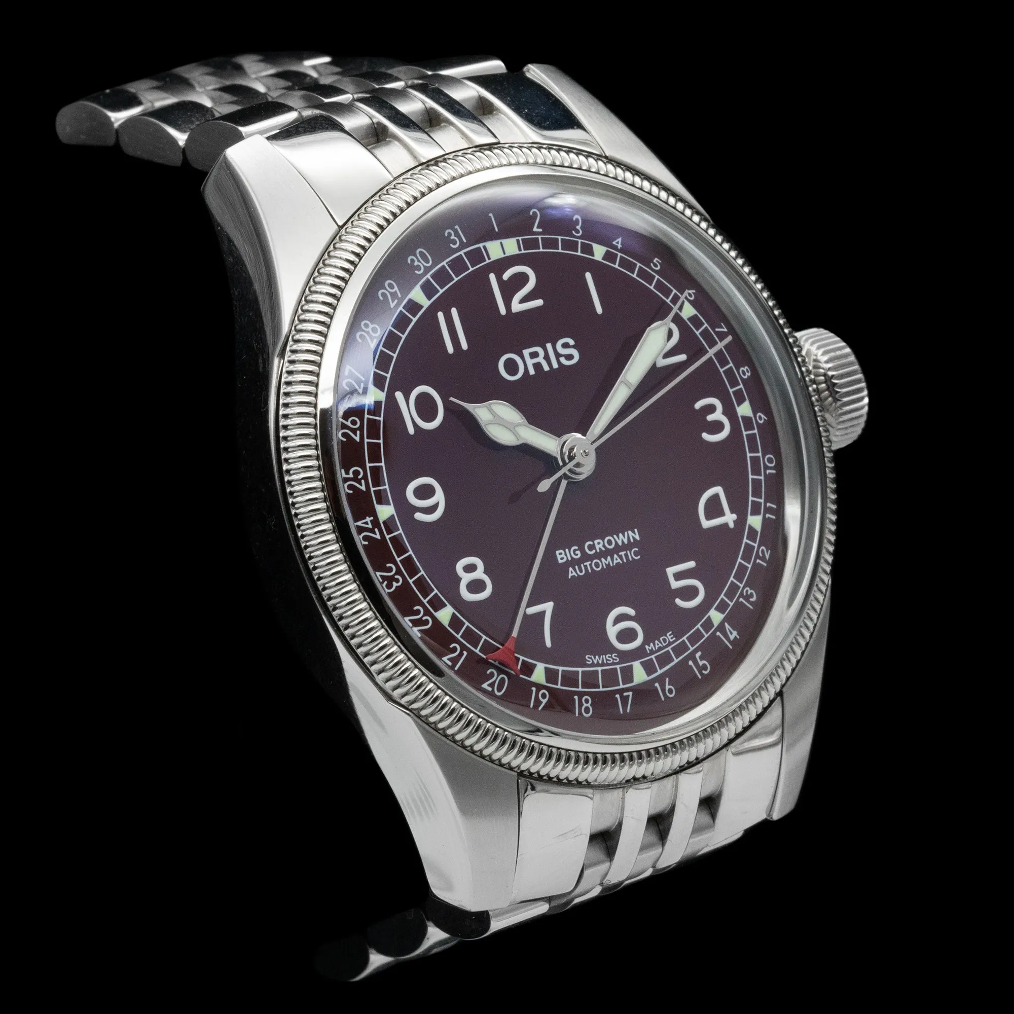 Oris - 2024 Big Crown Pointer Date Red 40mm on Bracelet