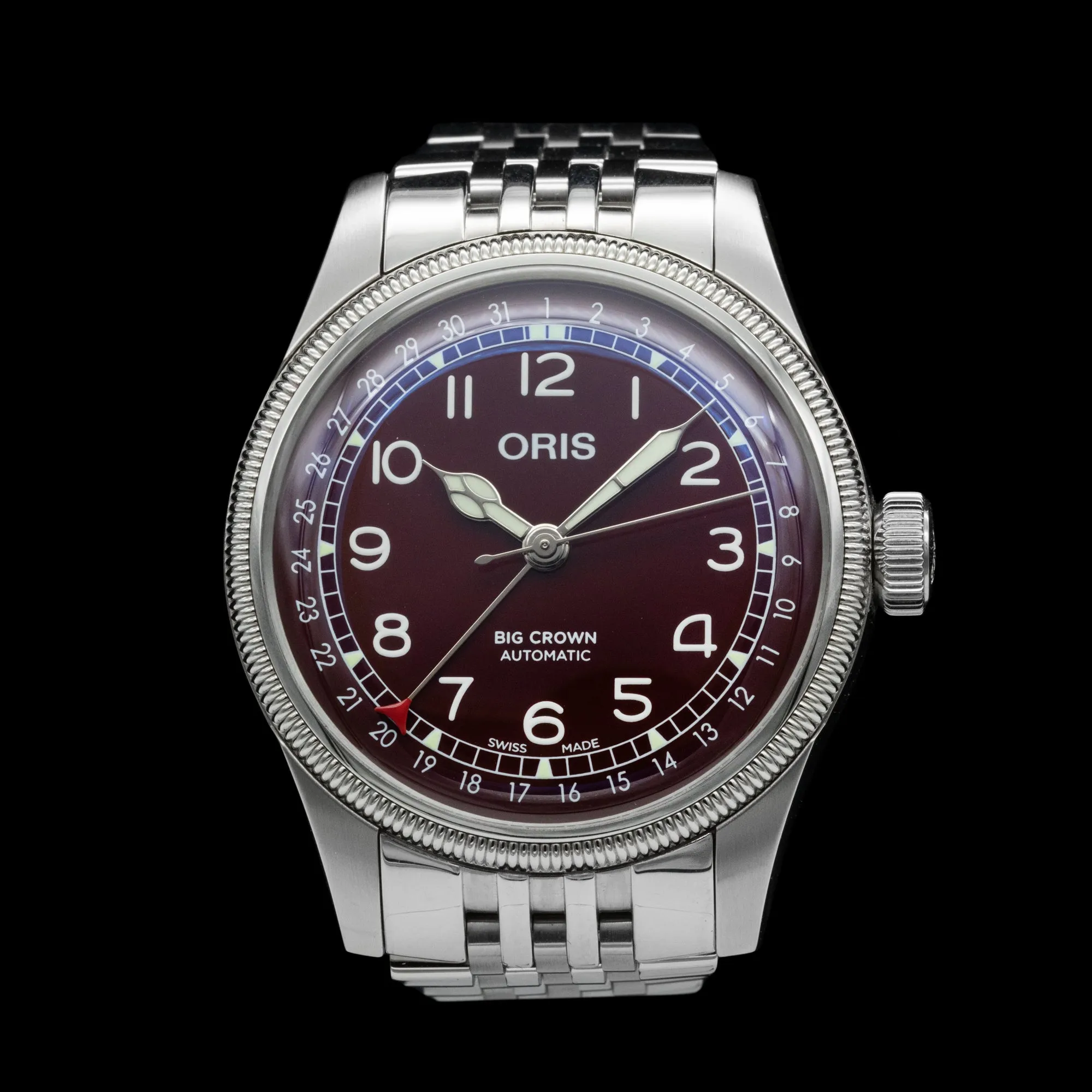 Oris - 2024 Big Crown Pointer Date Red 40mm on Bracelet