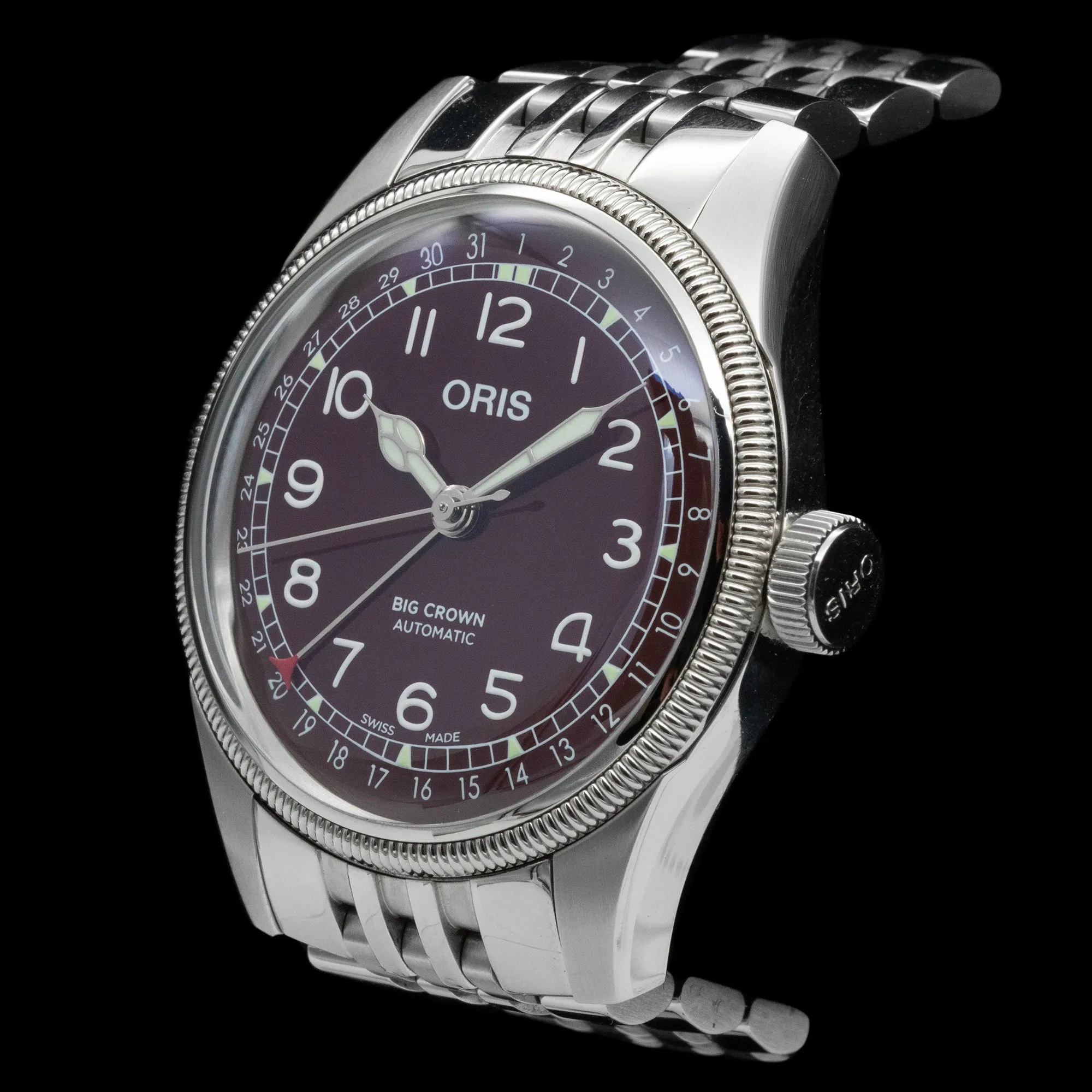 Oris - 2024 Big Crown Pointer Date Red 40mm on Bracelet