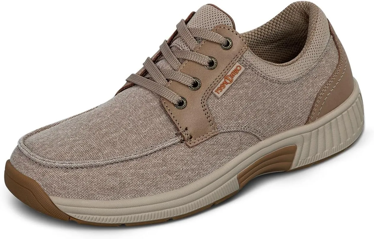 Orthofeet Men's Orthopedic Porto Canvas Casual Shoes