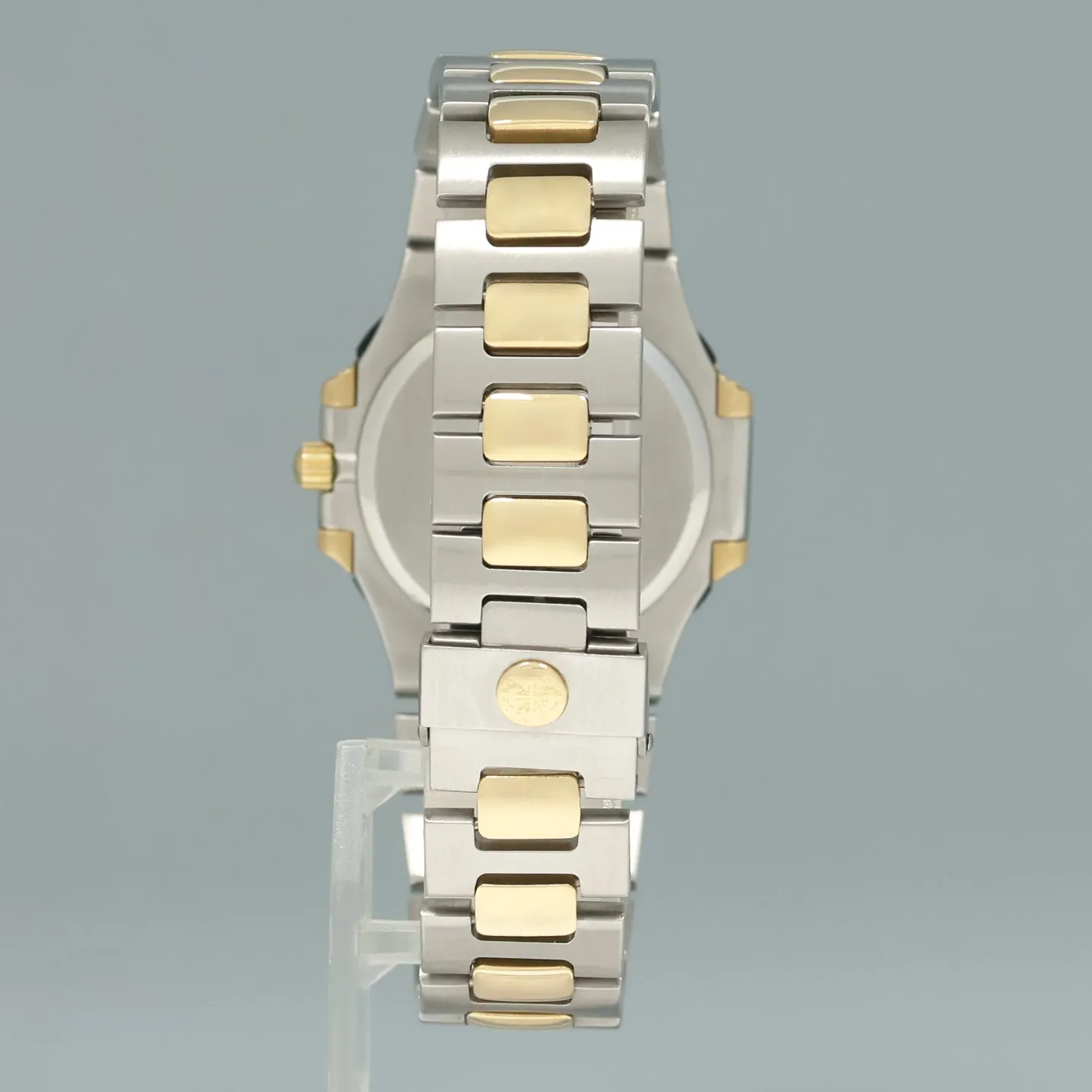 Patek Philippe 34mm 3900J Nautilus Blue Yellow Gold Two Tone Watch Box