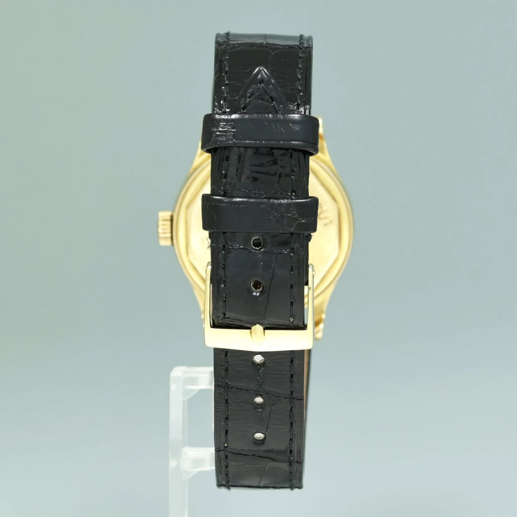 Patek Philippe Calatrava 31mm Yellow Gold 2451 Black Leather Watch